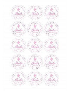 Papel de azúcar comunión paloma para galletas