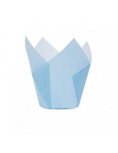 Cápsulas mini muffins azules