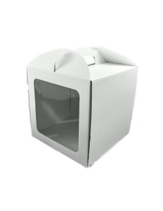 Caja con Asa y Ventana 25 cm