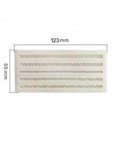 Molde Silicona Cordones 2