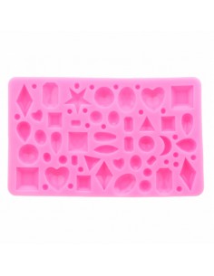 Molde Silicona mini Diamantes