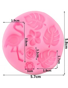 Molde de silicona tropical 2