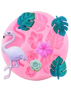 Molde de silicona tropical