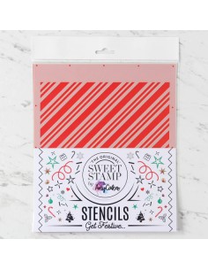 Stencil Rayas de Caramelo 2