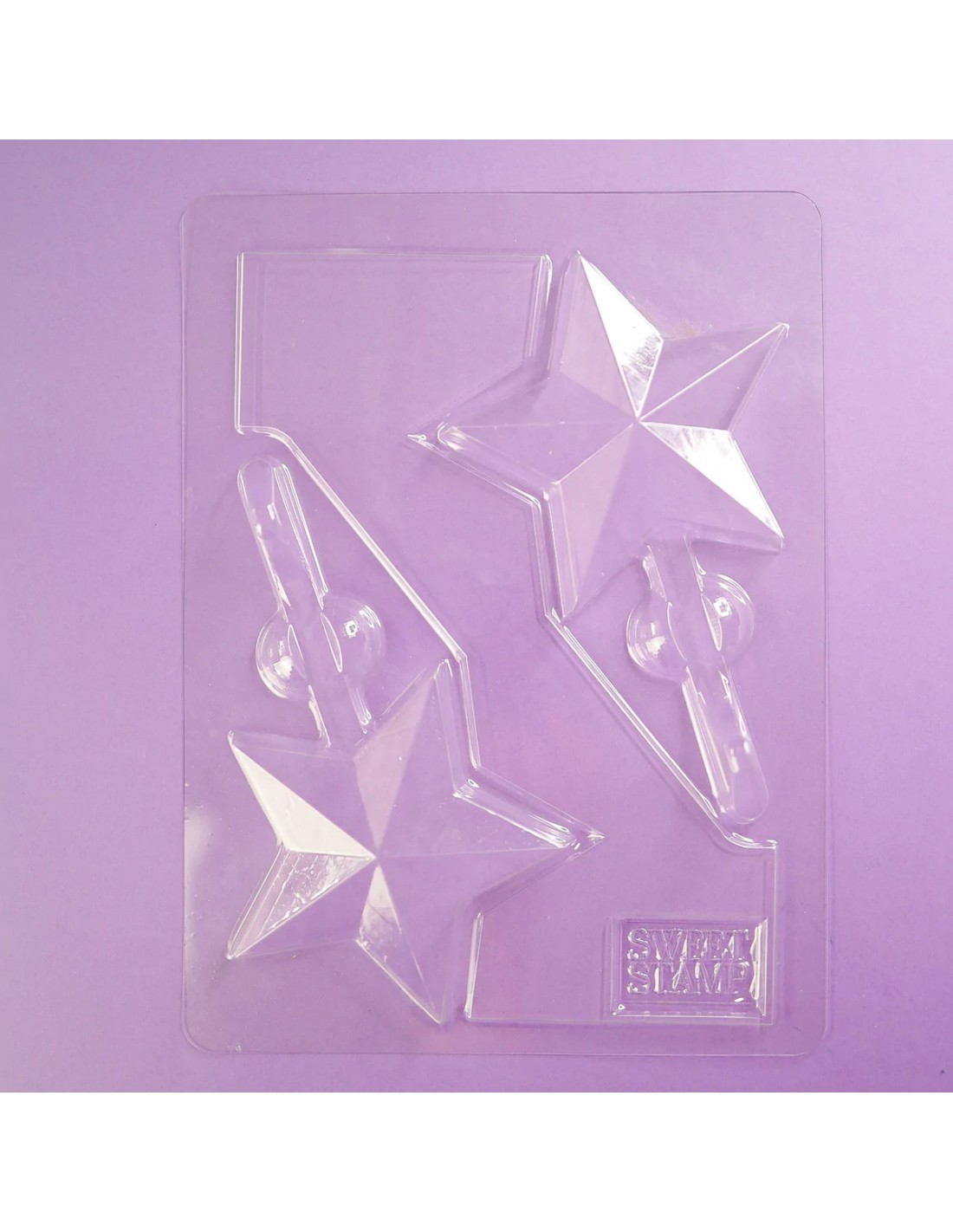 Molde Estrellas para piruletas Molde Estrellas para piruletas