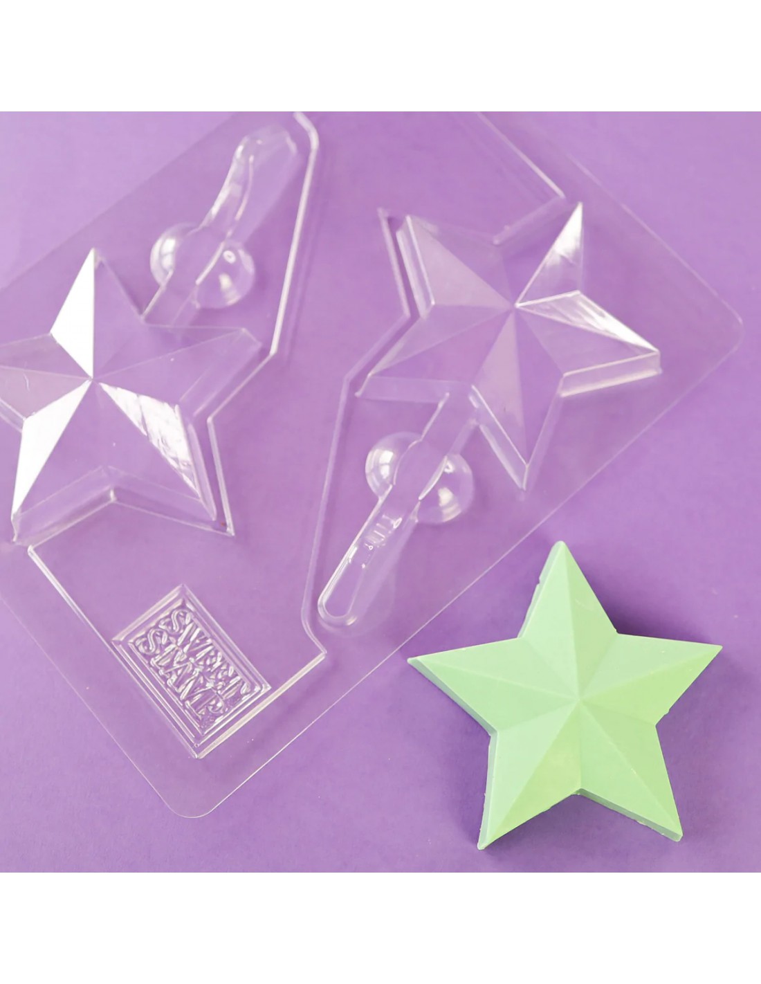 Molde Estrellas para piruletas Molde Estrellas para piruletas