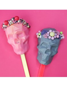 Molde Calaveras para piruletas