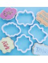 Set 4 Cortadores filigranas