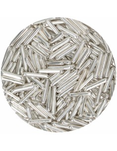 Palitos de azúcar plata XL