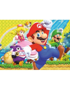 Papel de azúcar Super Mario rectangular