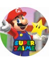Papel de azúcar personalizado Super Mario