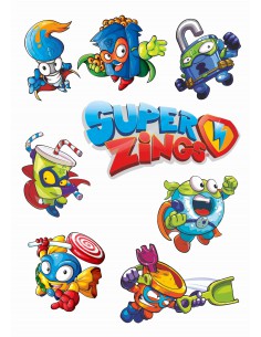 Papel de azúcar figuras Superzings