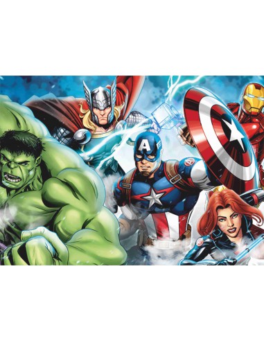 Papel de azúcar Avengers rectangular