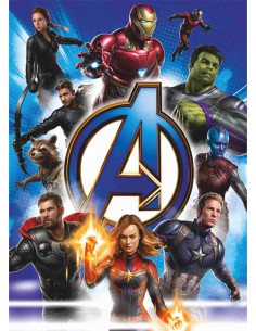 Papel de azúcar tarta Avengers