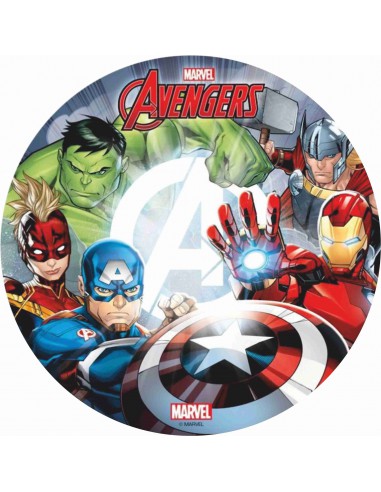 Papel de azúcar Avengers 20 cm