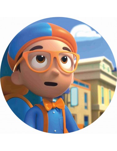 Papel de azúcar tarta Blippi