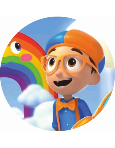 Papel de azúcar tarta Blippi