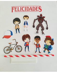 Toppers Stranger Things cartulina