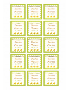 Papel de azúcar bautizo para galletas