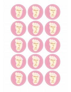 Papel de azúcar bautizo para galletas