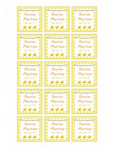 Papel de azúcar bautizo para galletas