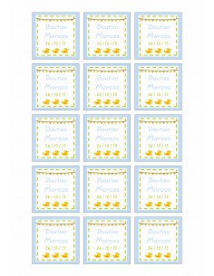 Papel de azúcar bautizo para galletas