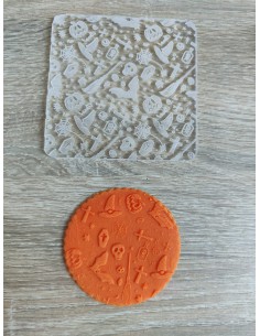 Sello Dibujos Halloween para galletas 2