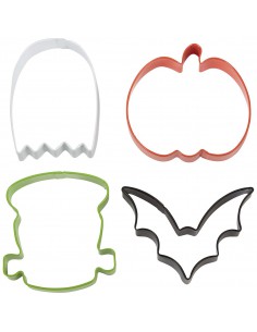 Set 4 Cortadores Halloween