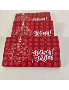 Chocolatina Felices Fiestas Roja