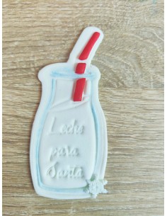 Cortador + marcador Botella Leche para Santa 2