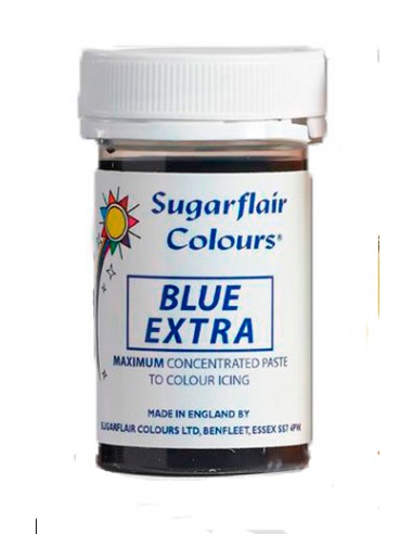 Colorante en Pasta Azul Extra Sugarflair 25 gr