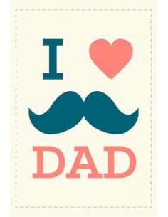 Papel azúcar I Love Dad para galletas 2
