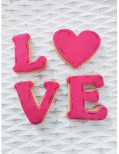 4 Mini Cortadores LOVE 2