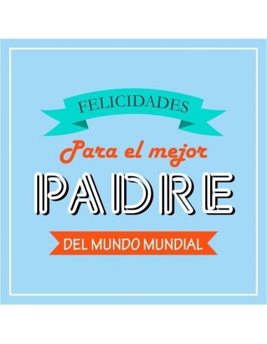 Papel azúcar Mejor Padre del mundo para galletas