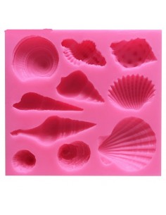 Molde Silicona Conchas de Mar 2