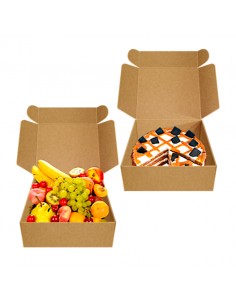 Caja Kraft sin ventana 20 cm 2