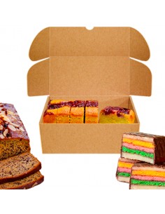 Caja para galletas Kraft sin ventana 23 x 13 cm 2