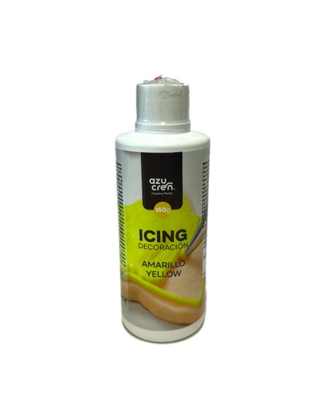 Icing decorativo (glasa) amarillo