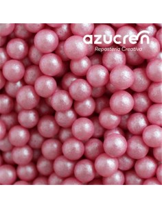 Perlas comestibles rosa 7mm