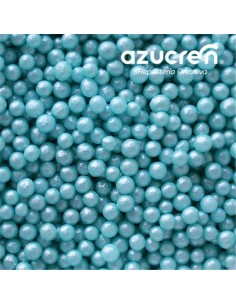 Perlas comestibles turquesa 4mm