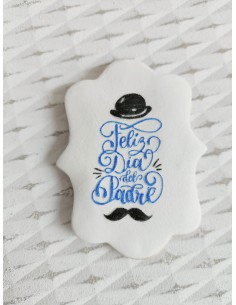 Sello Feliz día del Padre para fondant