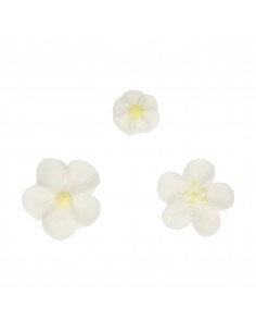Flores de azúcar Blancas variadas FunCakes 2