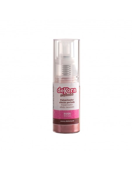 Spray pulverizador polvo rosa Dekora