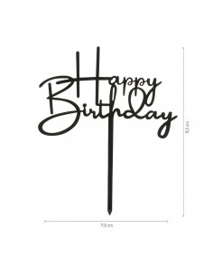 Topper Happy Birthday Negro 2