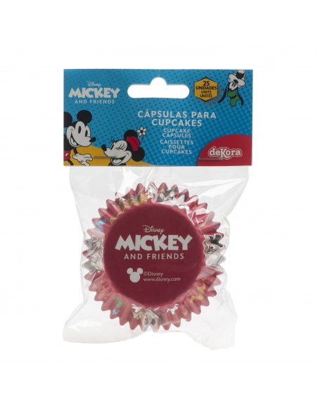 Cápsulas Mickey Mouse para cupcakes