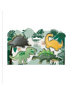 Set 4 Cortadores dinosaurios Scrapcooking