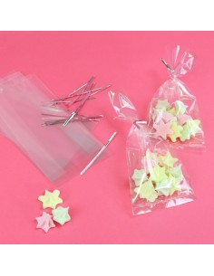 Bolsas transparentes para dulces 23 x 10 cm 2