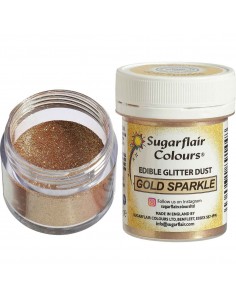 Colorante en Polvo Brillo Dorado