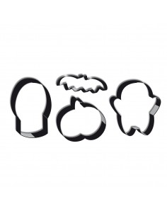 Set 4 Cortadores Halloween ScrapCooking 2