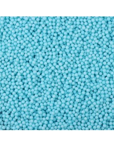 Perlas comestibles azul mate 4mm